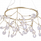 Светильник подвесная Crystal Lux EVITA SP45 D GOLD/TRANSPARENT