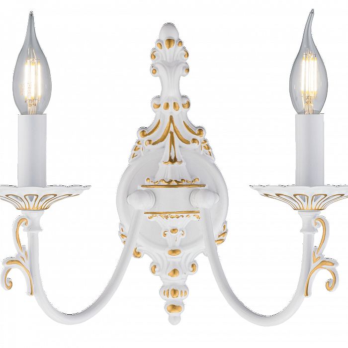 Бра на 2 лампы Sfera Sveta B5017/2W WH+GD