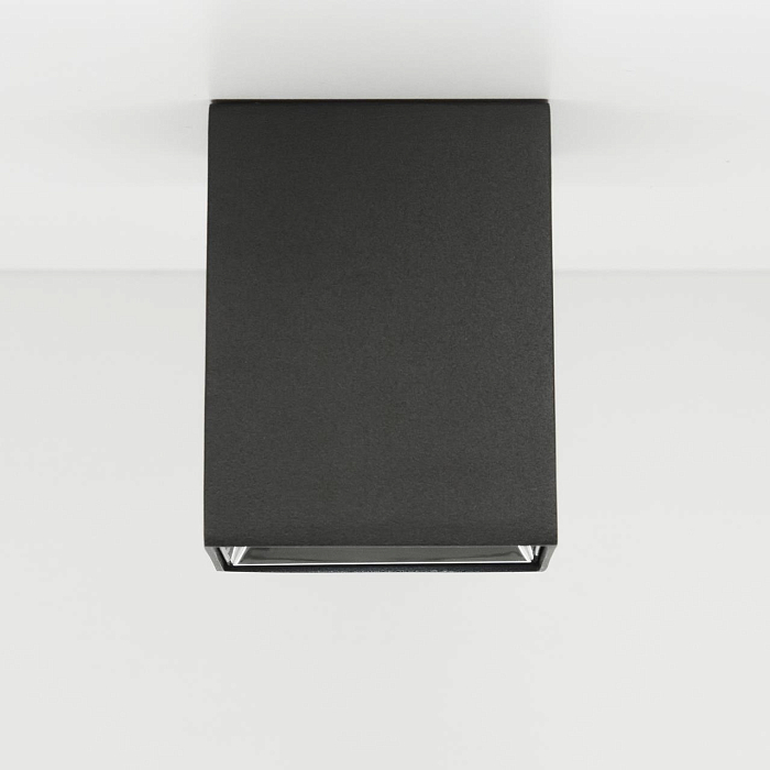 CL7440212 Старк Черный+Хром Св-к Потол. 12W*3500K Светильник накладной  CL7440212