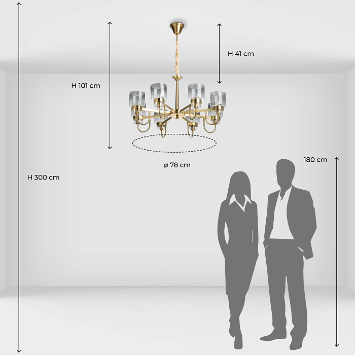 Люстра подвесная MW-Light 483015108