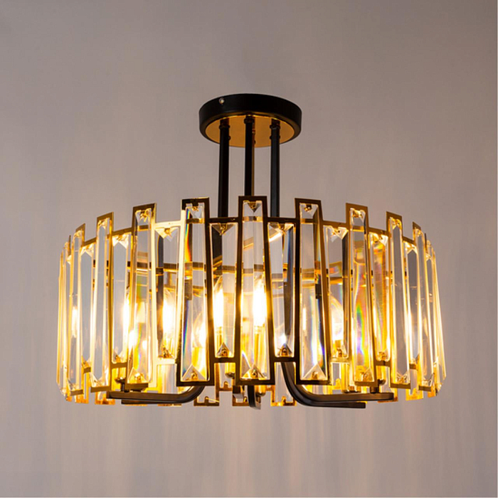 Люстра на штанге ARTE LAMP A1028PL-6BK
