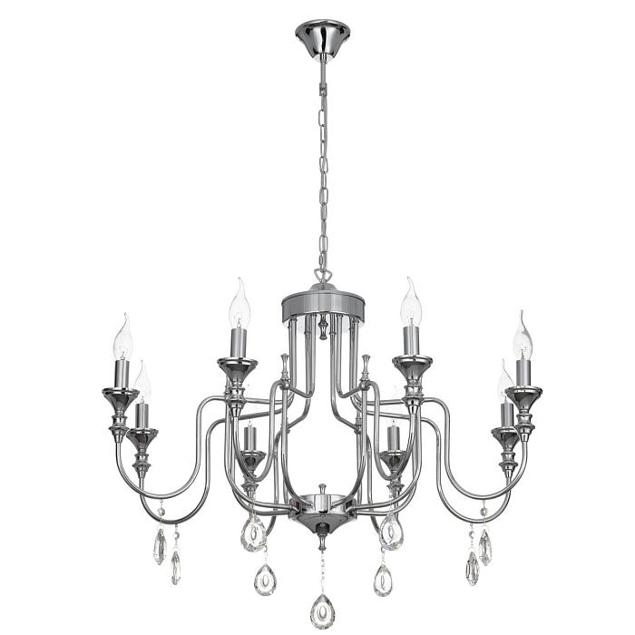 CL437181 Рига Хром Св-к Люстра Люстра подвесная  CL437181