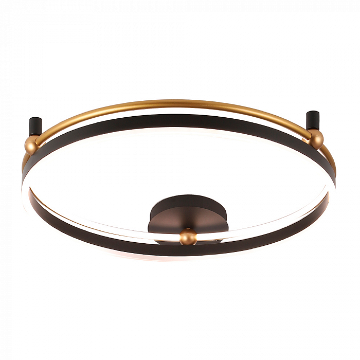 Светильник Crystal Lux FERNANDO PL72W LED BLACK/GOLD