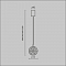 Светильник Maytoni MOD254PL-01BS