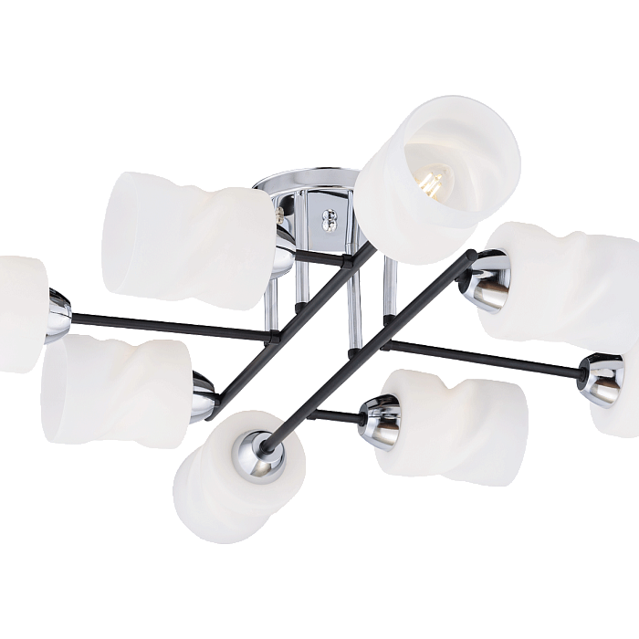 Люстра Sfera Sveta 06691/8 CHROME+BLACK