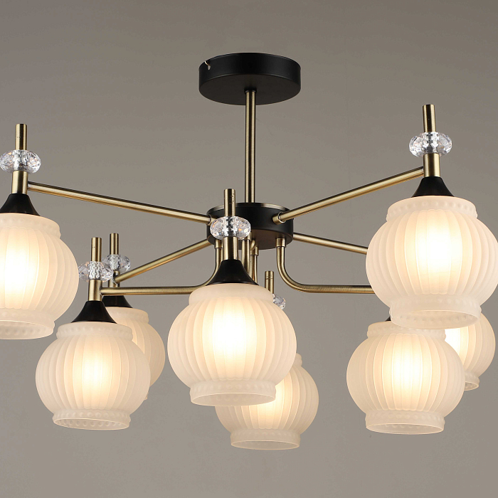 Люстра Sfera Sveta 4889/8 AB+BK