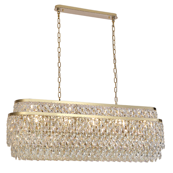 Люстра Newport 8530/120 C oval gold polished