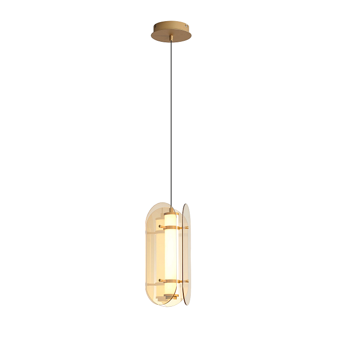 Светильник NewRgy P24007-1C(AR) GD+AMBER