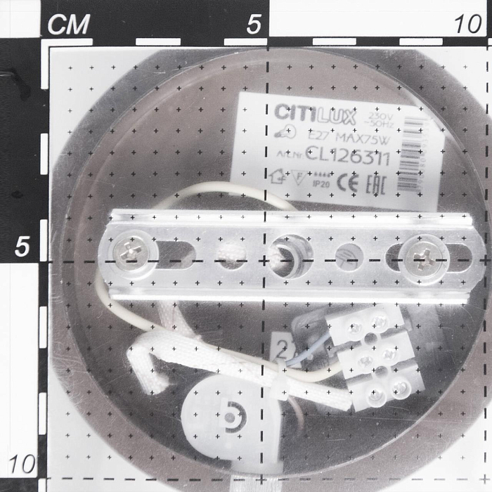 CL126312 Берта Хром+Венге Св-к Бра Бра на 1 лампу  CL126312