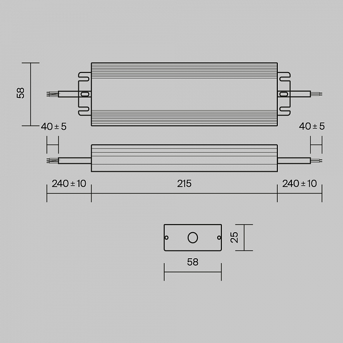 Трековая система Technical PSL008-100W-48V-IP67