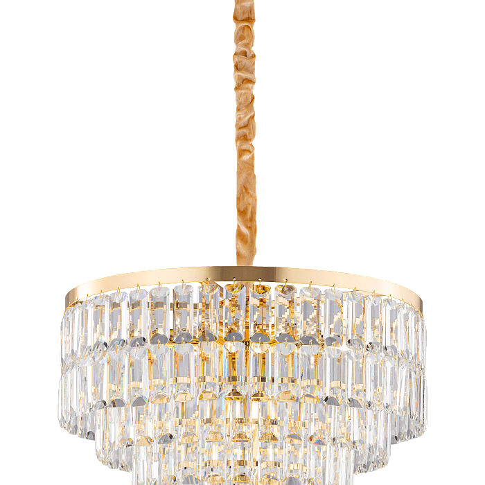 Люстра NewRgy 2752E/10A GOLD+CLEAR