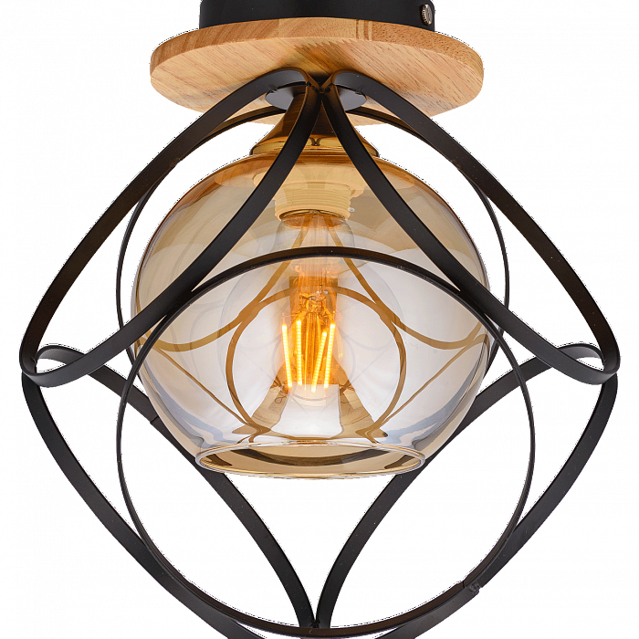 Люстра Sfera Sveta 4783/1H BK+COPPER