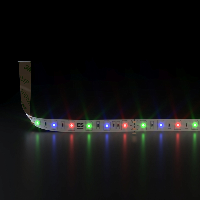 Светодиодная лента Лента светодиодная 24V 14,4W 60Led 5050 IP20 RGB, 5м Светодиодная лента Elektrostandard Лента светодиодная 24V 14,4W 60Led 5050 IP20 RGB, 5м