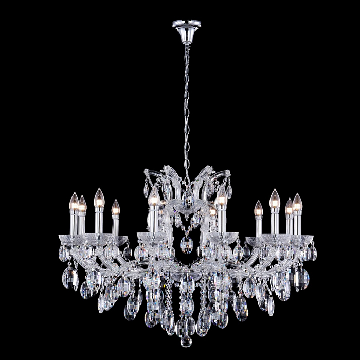 Люстра подвесная Crystal Lux HOLLYWOOD SP12 CHROME