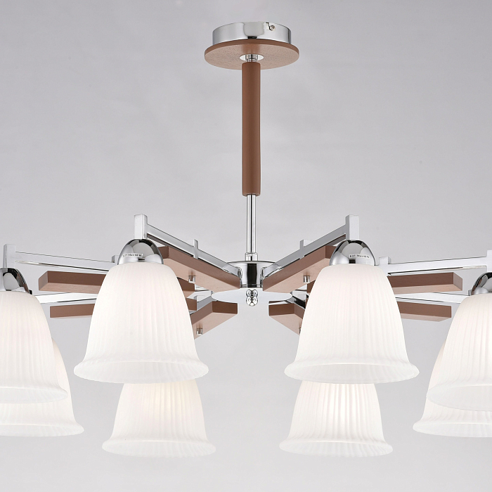 Люстра на штанге Sfera Sveta 85663/8 BROWN+CH