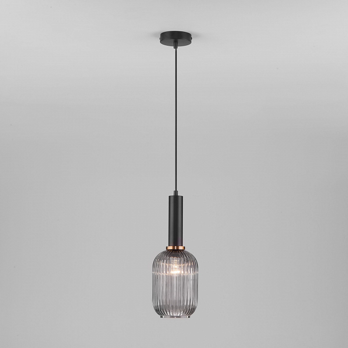 Люстра одинарный Eurosvet 50181/1 дымчатый