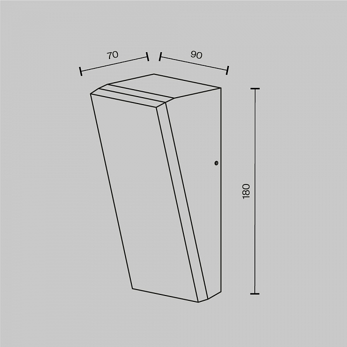 Бра Outdoor O436WL-L10GF3K1