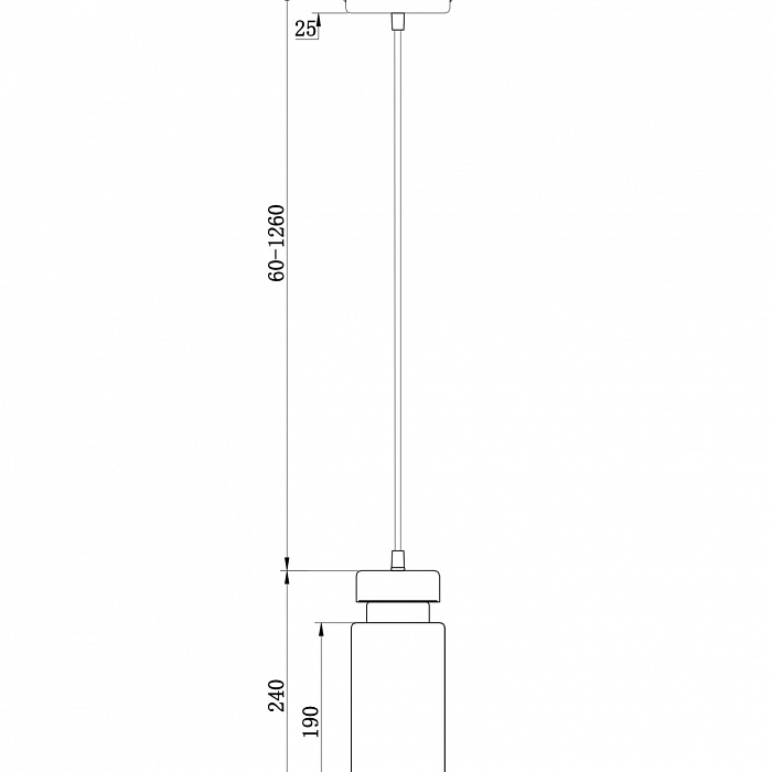 Светильник одинарный Freya FR8011PL-01N