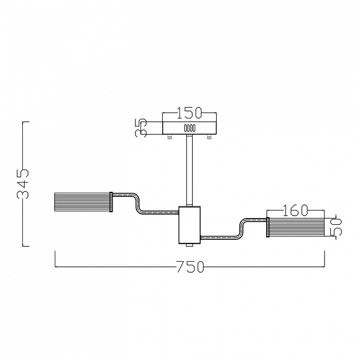 Светильник на штанге Freya FR6039CL-L64CH