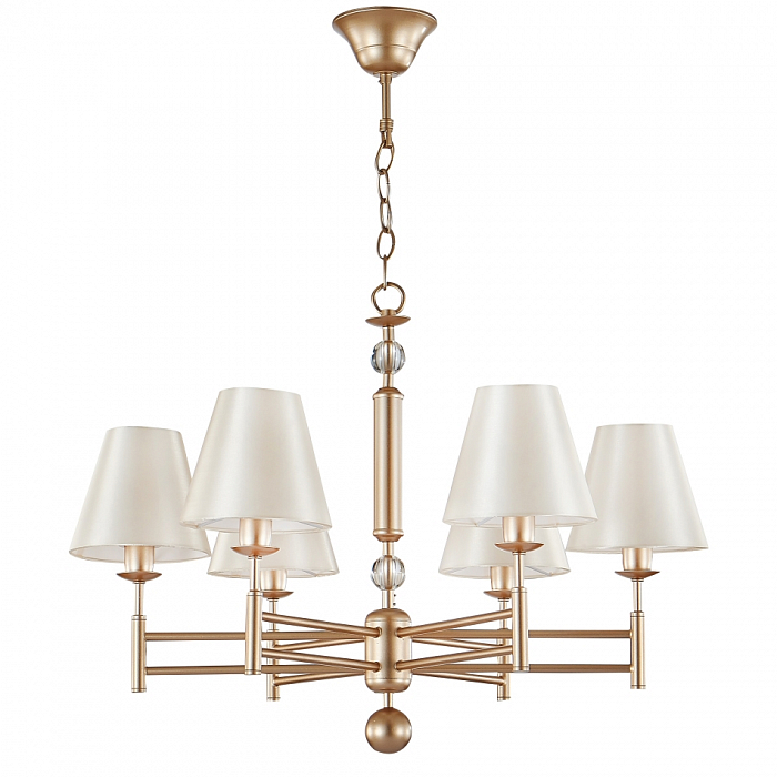 Люстра подвесная Crystal Lux FLAVIO SP6 GOLD