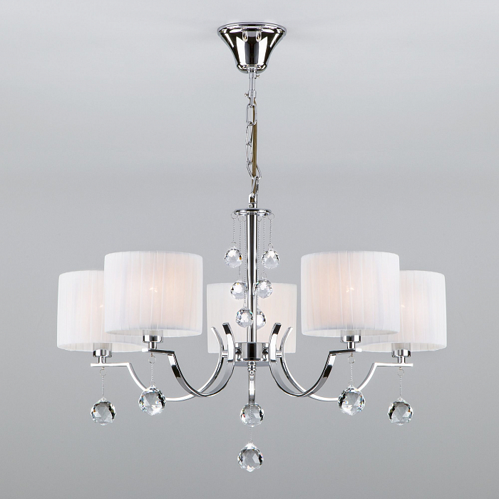 Люстра подвесная Eurosvet 60095/5 хром