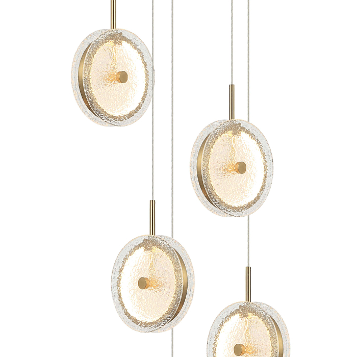 Люстра NewRgy 7050MDR-5 BRASS+BLACK