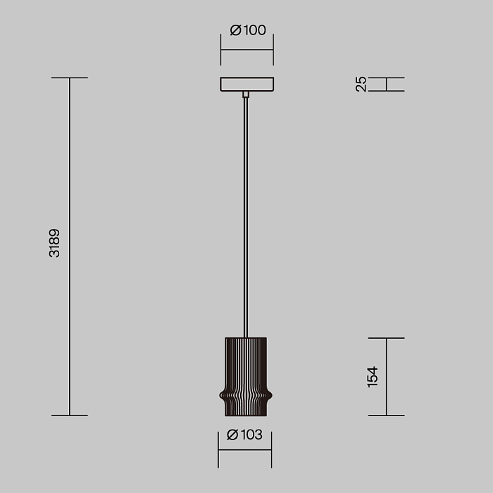Светильник Maytoni MOD430PL-L5W3K