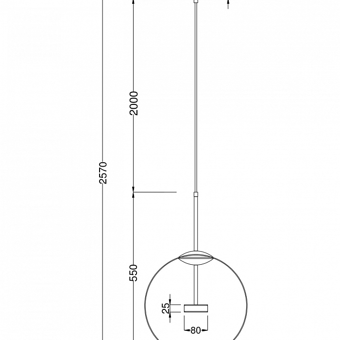 Светильник одинарный Maytoni MOD056PL-L12G3K