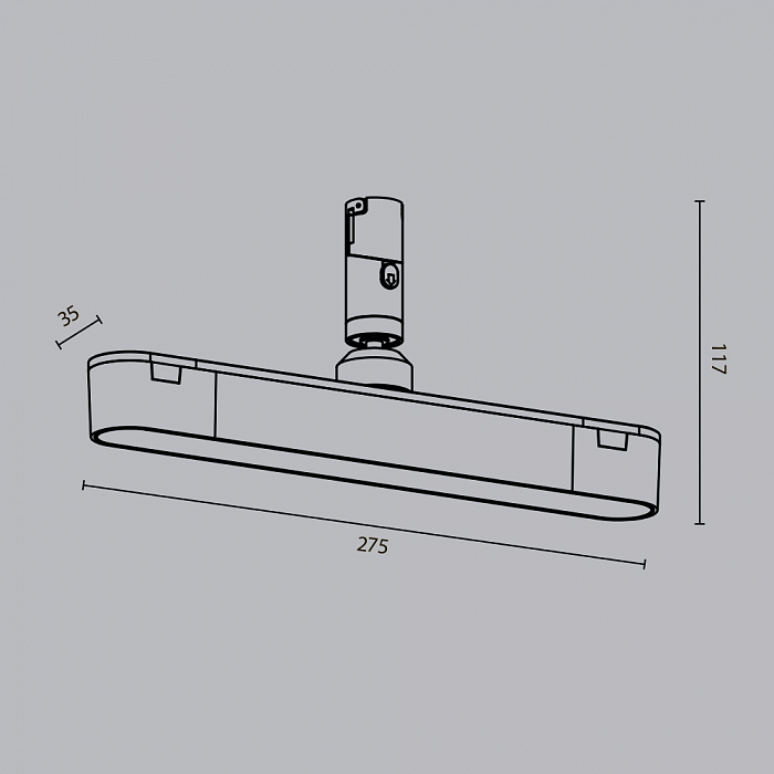 Трековая система Technical TR202-1-10W3K-B