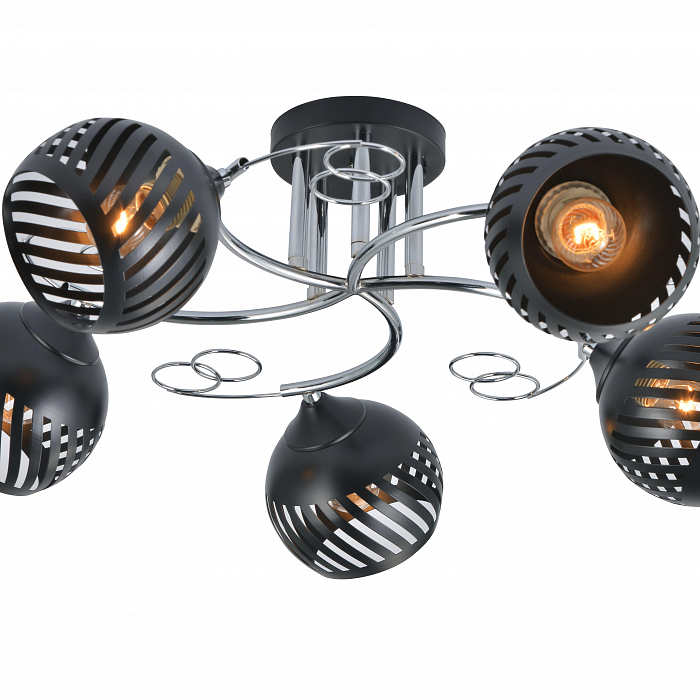 Люстра Sfera Sveta 29027/5 CHROME+BLACK
