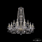 Люстра большая Bohemia Ivele Crystal 1402/12+6/300/h-90 G