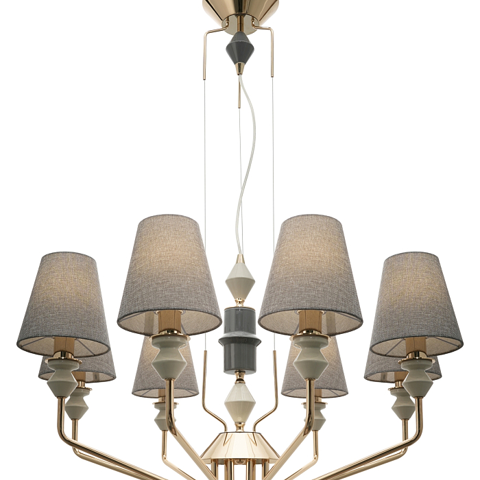 Люстра NewRgy 9502AP/8 CHAMPAGNE GOLD