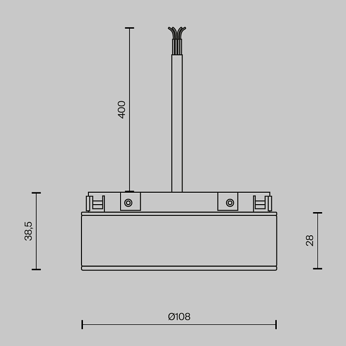 Трековая система Technical TRA172DR-100W-B