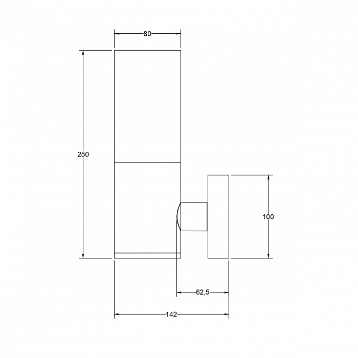 Бра настенный Outdoor O418WL-01GR