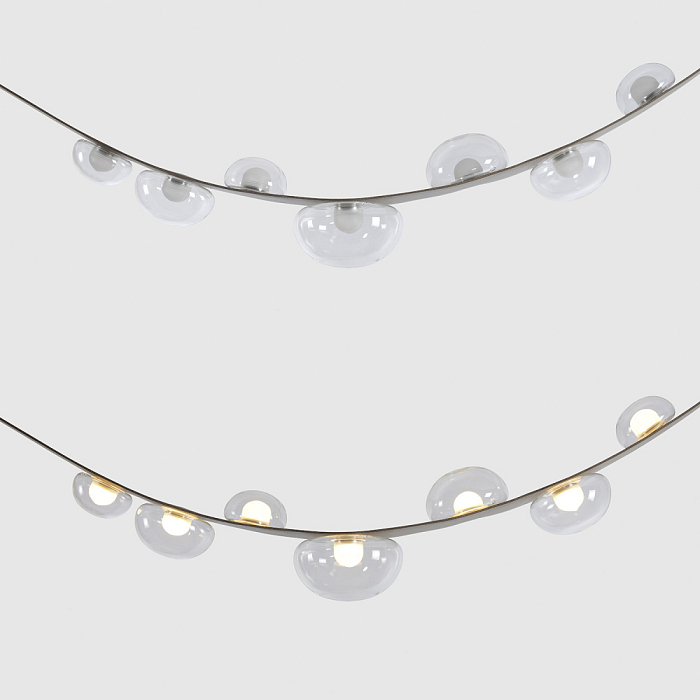 Светильник Crystal Lux BOSQUE SP7 L3000 GREY/TRANSPARENT