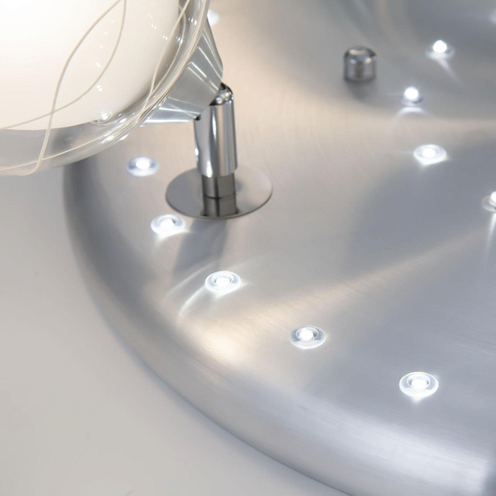 CL158162 Самба+LED Алюм+Хром Св-к Люстра Люстра потолочная  CL158162