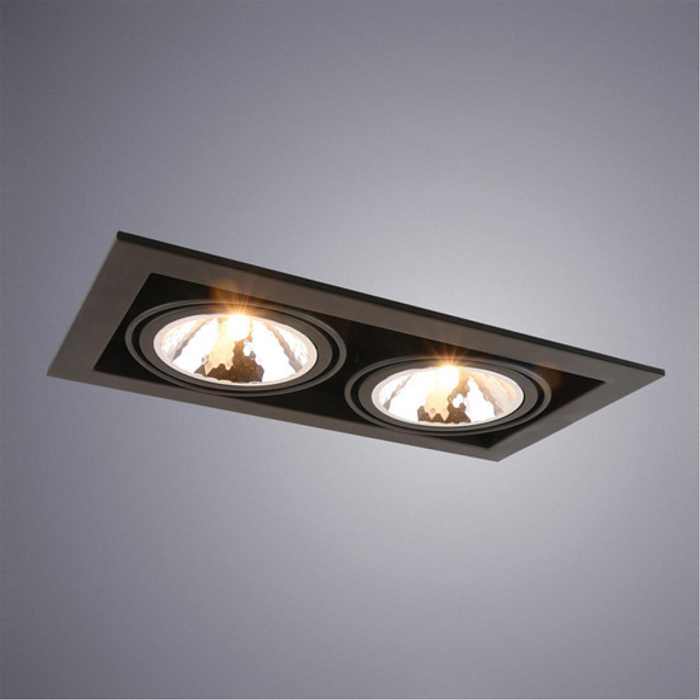 Спот встраиваемый ARTE LAMP A5949PL-2BK