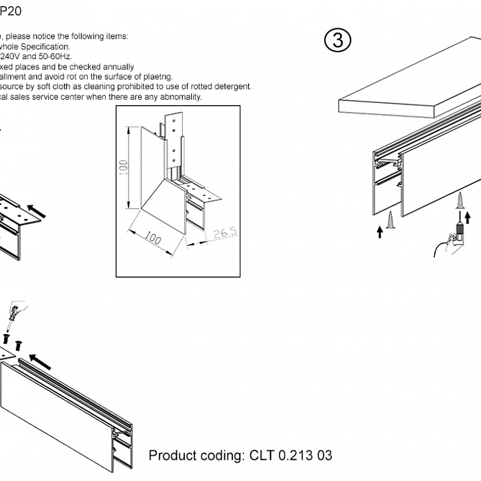 Crystal Lux CLT 0.213 03 BL