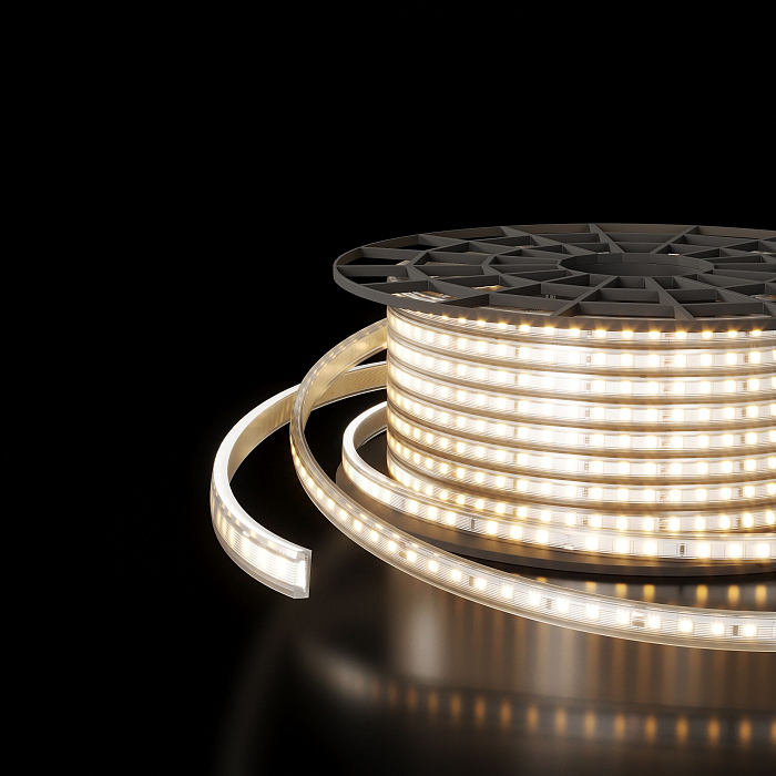 Уличный светильник Elektrostandard Лента светодиодная 220V 18W 180Led 2835 двухрядная IP65 дневной белый, 50 м