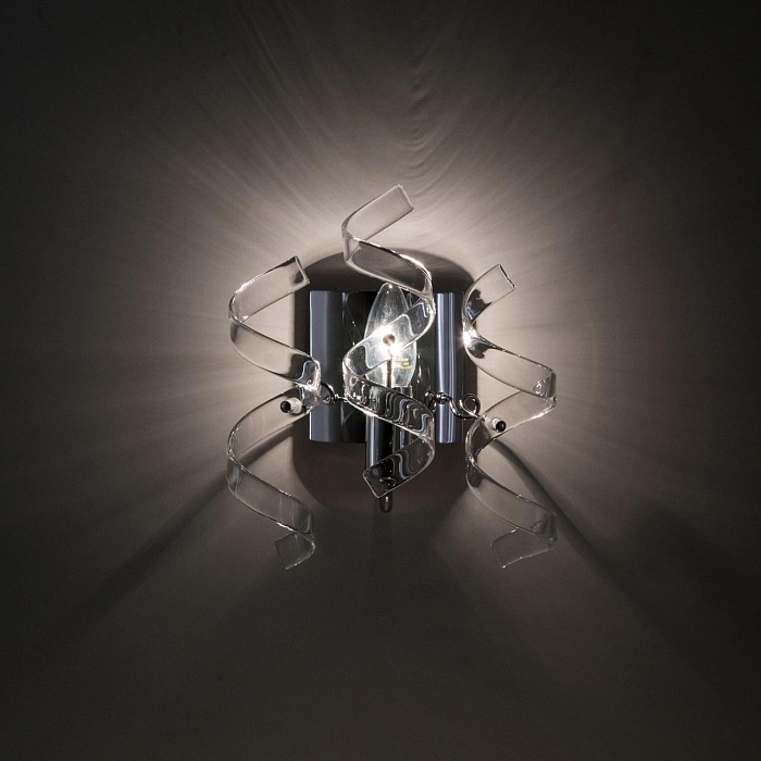 CL222320 Рандом Хром+Прозр Св-к Бра Бра на 1 лампу  CL222320