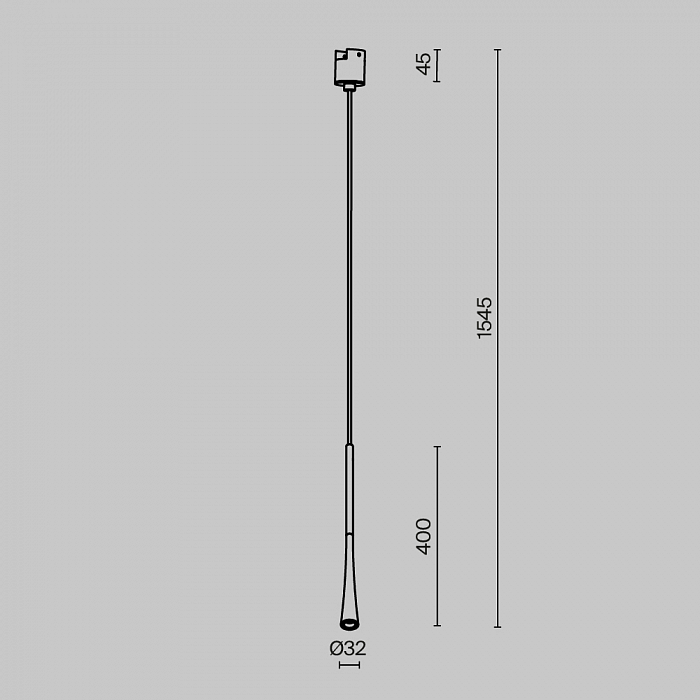Трековая система Technical TR167-1-7W3K-M-BS