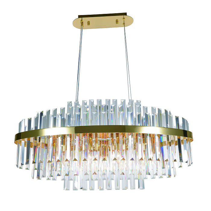 Люстра NewRgy 5740E/10A GOLD H+CLEAR