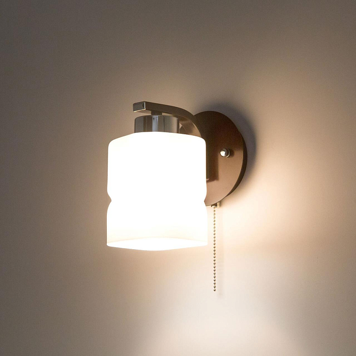 CL126312 Берта Хром+Венге Св-к Бра Бра на 1 лампу  CL126312