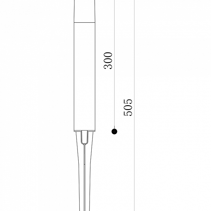 Уличный светильник на столбе Outdoor O416FL-L3B3K1