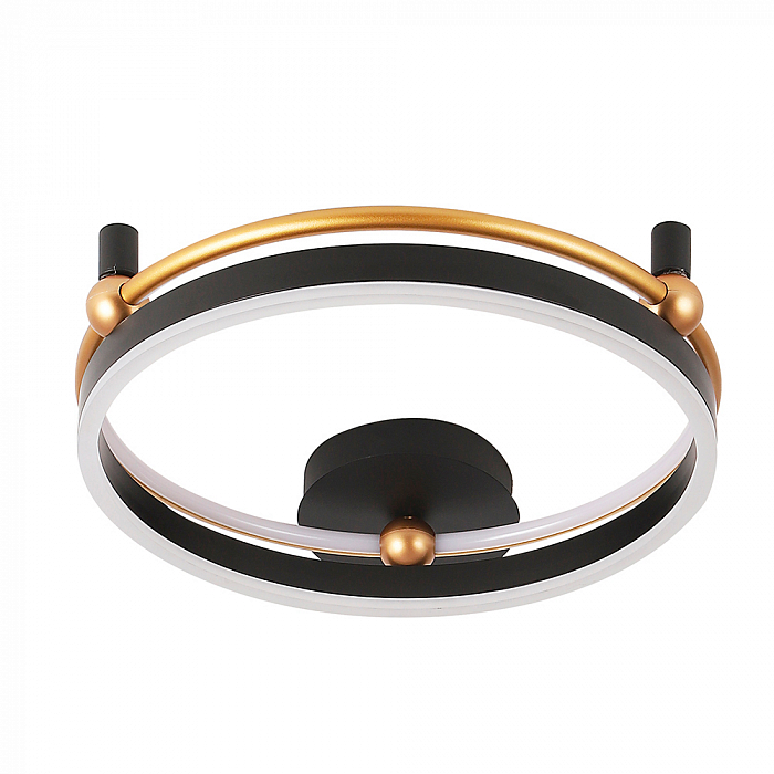 Светильник Crystal Lux FERNANDO PL48W LED BLACK/GOLD