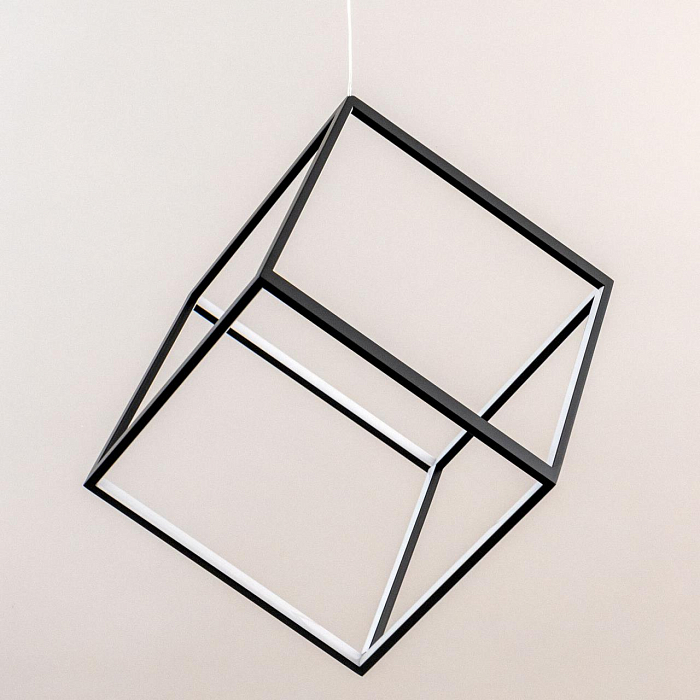 CL719301 Куб Черный Св-к Подвес, LED 40W*4000K Светильник светодиодный  CL719301