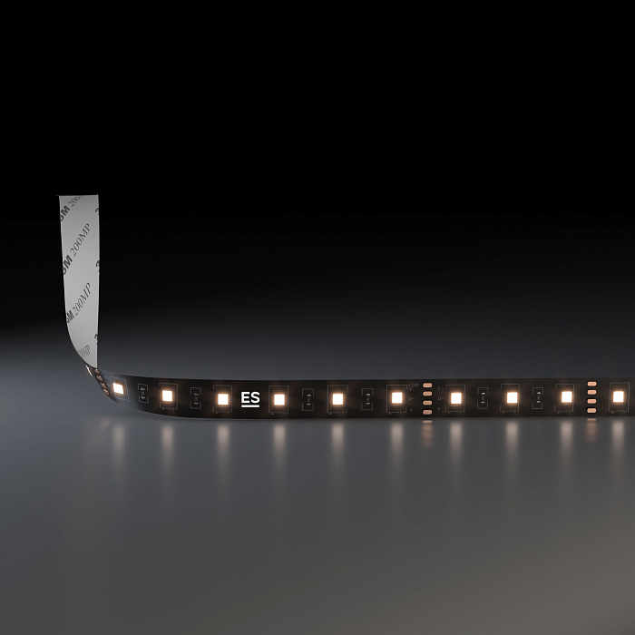 Светодиодная лента Лента светодиодная 24V 14,4W 60Led 5050 IP20 тёплый белый, Black, 5м Светодиодная лента Elektrostandard Лента светодиодная 24V 14,4W 60Led 5050 IP20 тёплый белый, Black, 5м