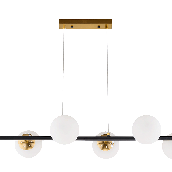 Люстра Sfera Sveta 74542/6 ANTIQUE BRASS+BLACK