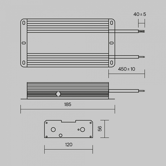Трековая система Technical PSL008-480W-48V-IP67