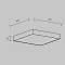 Светильник Technical C032CL-45W3K-SQ-B